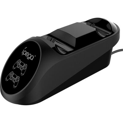 iPega PG-9180 Dual Docking Station for PS4 Gaming Controller (black) (PS4), Gaming Controller Zubehör, Schwarz iPega PG-9180 Dual Docking Station for PS4 Gaming Controller (black) (PS4), Gaming Controller Zubehör, Schwarz