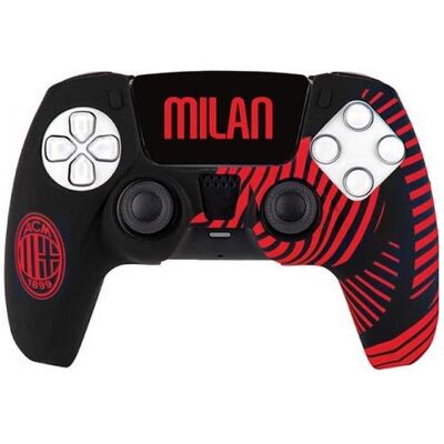 GED Controller Skin AC Milan Devil (PS5) (PS5), Gaming Controller Zubehör, Rot, Schwarz GED Controller Skin AC Milan Devil (PS5) (PS5), Gaming Controller Zubehör, Rot, Schwarz