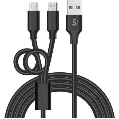 Charge & Play cable PS4 - charge two controllers simultaneously (PS4), Gaming Controller Zubehör, Schwarz Charge & Play cable PS4 - charge two controllers simultaneously (PS4), Gaming Controller Zubehör, Schwarz