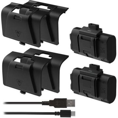 Turtle Beach Metavolt Play & Charge Kit · XB (Xbox One S, Xbox Series S, Xbox Series X), Gaming Controller Zubehör, Schwarz Turtle Beach Metavolt Play & Charge Kit · XB (Xbox One S, Xbox Series S, Xbox Series X), Gaming Controller Zubehör, Schwarz