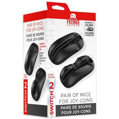 Trade Invaders - Mice Pair for Joy Cons - Nintendo Switch 2 (Switch 2), Gaming Controller Zubehör, Schwarz Trade Invaders - Mice Pair for Joy Cons - Nintendo Switch 2 (Switch 2), Gaming Controller Zubehör, Schwarz