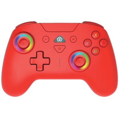 Subsonic Wireless Led Controller Red for Switch (Switch), Gaming Controller, Rot Subsonic Wireless Led Controller Red for Switch (Switch), Gaming Controller, Rot
