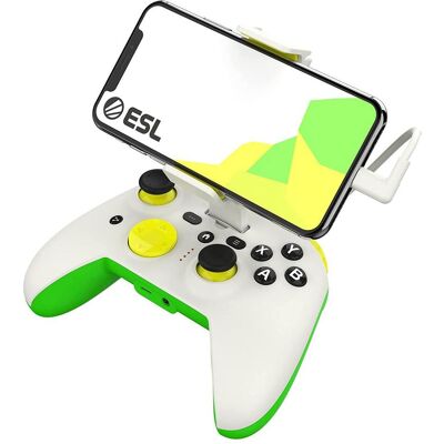 Rotor Riot iOS Cloud Gaming Controller (ESL Edition) (iOS), Gaming Controller, Grün, Weiss Rotor Riot iOS Cloud Gaming Controller (ESL Edition) (iOS), Gaming Controller, Grün, Weiss
