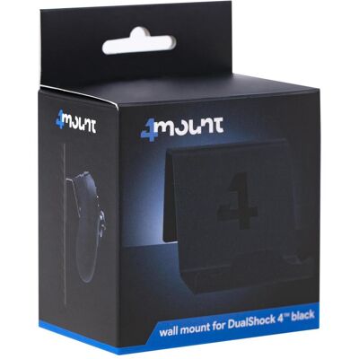 4Mount Wall Mount For Controller Ds4 Black (PS4), Gaming Controller Zubehör, Schwarz 4Mount Wall Mount For Controller Ds4 Black (PS4), Gaming Controller Zubehör, Schwarz