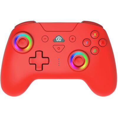 Subsonic Wireless Led Controller Red for Switch (Switch), Gaming Controller, Rot Subsonic Wireless Led Controller Red for Switch (Switch), Gaming Controller, Rot