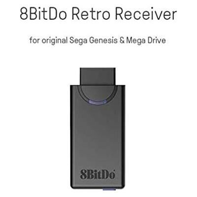 8bitdo MegaDrive/Genesis Retro Receiver (Electronic Games) (Sega Mega Drive), Gaming Controller Zubehör, Schwarz 8bitdo MegaDrive/Genesis Retro Receiver (Electronic Games) (Sega Mega Drive), Gaming Controller Zubehör, Schwarz