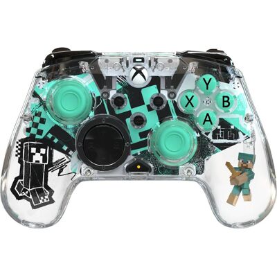 PDP Minecraft Steve Diamond Print (PC), Gaming Controller, Mehrfarbig PDP Minecraft Steve Diamond Print (PC), Gaming Controller, Mehrfarbig