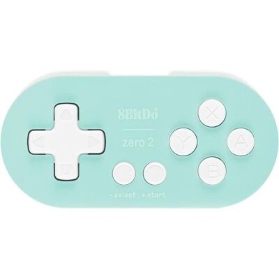 8bitdo Zero 2 (Android, Mac, PC, Switch), Gaming Controller, Blau, Türkis 8bitdo Zero 2 (Android, Mac, PC, Switch), Gaming Controller, Blau, Türkis