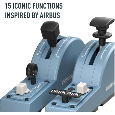 Thrustmaster TCA Quadrant Add-On Airbus Edition (PC), Gaming Controller, Mehrfarbig Thrustmaster TCA Quadrant Add-On Airbus Edition (PC), Gaming Controller, Mehrfarbig
