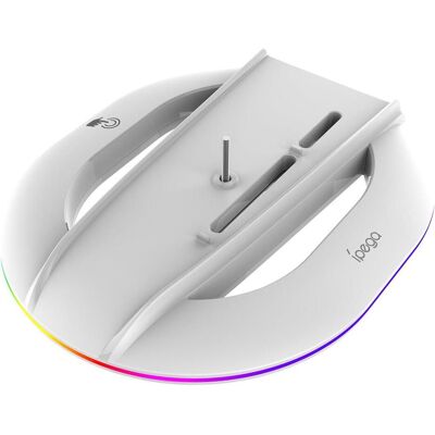iLike iPega P5S035SA Vertical Stand (2xUSB-A) with RGB for PS5 Slim/PS5 Pro White (PS5), Gaming Controller Zubehör, Weiss iLike iPega P5S035SA Vertical Stand (2xUSB-A) with RGB for PS5 Slim/PS5 Pro White (PS5), Gaming Controller Zubehör, Weiss
