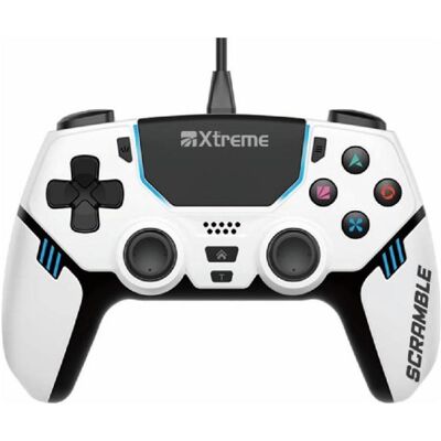 Xtreme Pad SCRAMBLE 5 Wired (Switch), Gaming Controller, Weiss, Schwarz Xtreme Pad SCRAMBLE 5 Wired (Switch), Gaming Controller, Weiss, Schwarz