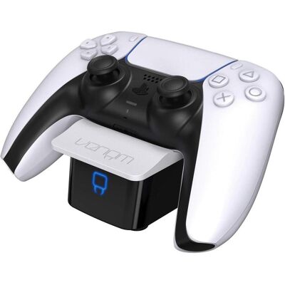 Venom PS5 Controller Charger Docking Station (PS5), Gaming Controller Zubehör, Schwarz, Weiss Venom PS5 Controller Charger Docking Station (PS5), Gaming Controller Zubehör, Schwarz, Weiss