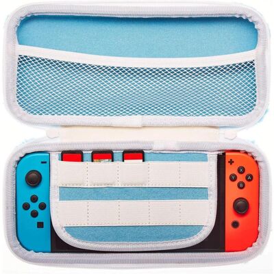 Numskull - Housse de transport Licorne Bleu Fluffy compatible Nintendo Switch - Switch OLED (Switch), Weiteres Gaming Zubehör, Blau Numskull - Housse de transport Licorne Bleu Fluffy compatible Nintendo Switch - Switch OLED (Switch), Weiteres Gaming Zubehör, Blau