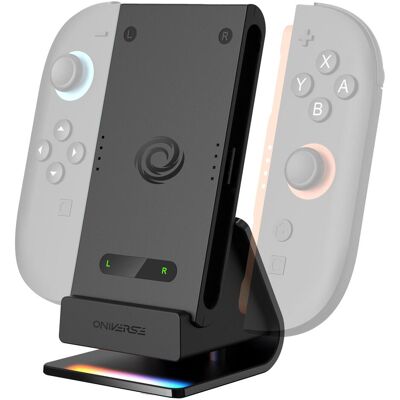 Oniverse Ladestation & Stand für Nintendo Switch 2™ - Gaming-Zubehör (Switch 2), Gaming Controller Zubehör, Schwarz Oniverse Ladestation & Stand für Nintendo Switch 2™ - Gaming-Zubehör (Switch 2), Gaming Controller Zubehör, Schwarz