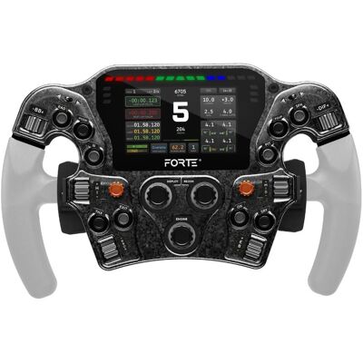 Asetek Forte Formula Pro Wheel (PC, Playstation Classic), Gaming Controller, Schwarz Asetek Forte Formula Pro Wheel (PC, Playstation Classic), Gaming Controller, Schwarz