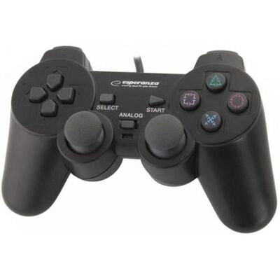 Esperanza Gladiator (PC, PS3), Gaming Controller, Schwarz Esperanza Gladiator (PC, PS3), Gaming Controller, Schwarz