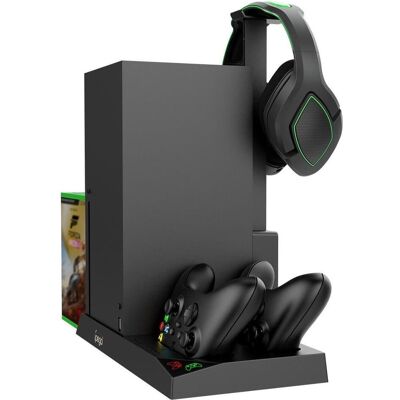 iPega XBX013 Multifunktionale Ladestation für Xbox (Beschädigte Verpackung), Gaming Controller Zubehör, Schwarz iPega XBX013 Multifunktionale Ladestation für Xbox (Beschädigte Verpackung), Gaming Controller Zubehör, Schwarz