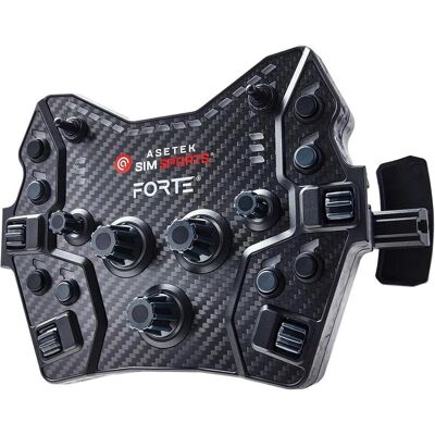 Asetek SimSports Forte GT Button Box - Black Edition (PC), Gaming Controller, Schwarz, Grau Asetek SimSports Forte GT Button Box - Black Edition (PC), Gaming Controller, Schwarz, Grau