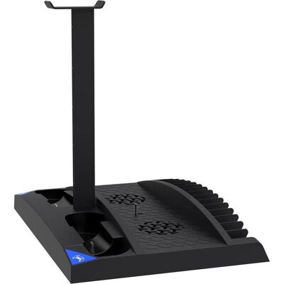 iLike iPega P5013 Charger and Cooling Station for PS5 and PS5 Controller Black (Damaged Package) (PS5), Gaming Controller Zubehör, Schwarz iLike iPega P5013 Charger and Cooling Station for PS5 and PS5 Controller Black (Damaged Package) (PS5), Gaming Controller Zubehör, Schwarz