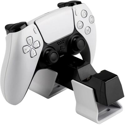 Qubick DualSense-Ladestation für die PlayStation (PS5), Gaming Controller Zubehör, Weiss, Schwarz Qubick DualSense-Ladestation für die PlayStation (PS5), Gaming Controller Zubehör, Weiss, Schwarz