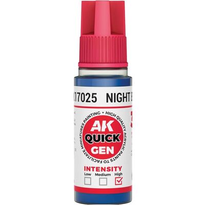 AK Interactive Pot de Quick Gen - Night Blue (18 ml), Weiteres Gaming Zubehör, Blau AK Interactive Pot de Quick Gen - Night Blue (18 ml), Weiteres Gaming Zubehör, Blau