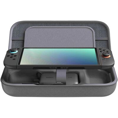 Belkin Charging Case (Switch, Switch 2, Switch OLED), Weiteres Gaming Zubehör, Grau, Schwarz Belkin Charging Case (Switch, Switch 2, Switch OLED), Weiteres Gaming Zubehör, Grau, Schwarz