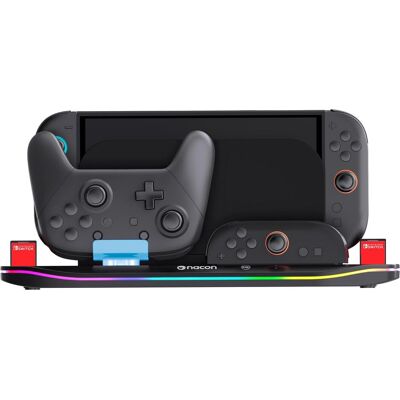 Bigben Supporto Ricarica XL Switch 2 / 1 Pad PRO / 2 Joycon Big Ben (Switch 2), Gaming Controller Zubehör, Schwarz Bigben Supporto Ricarica XL Switch 2 / 1 Pad PRO / 2 Joycon Big Ben (Switch 2), Gaming Controller Zubehör, Schwarz