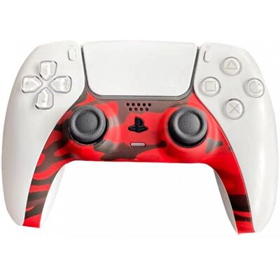 Piranha PS5 Controller Skins - Camo Red (PS5), Gaming Controller Zubehör, Rot, Mehrfarbig Piranha PS5 Controller Skins - Camo Red (PS5), Gaming Controller Zubehör, Rot, Mehrfarbig