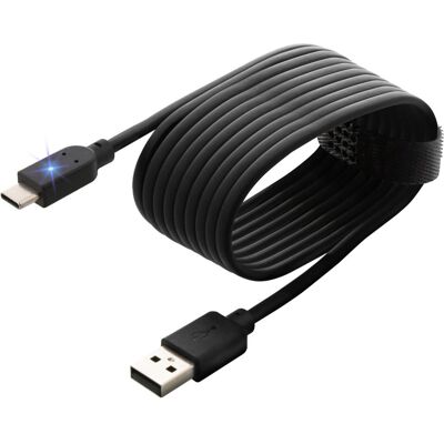 Nyko Charge Link USB/USB-C for Playstation 5 / Xbox Series X - S - 2,5 meter (PS5, Xbox Series X), Gaming Controller Zubehör, Schwarz Nyko Charge Link USB/USB-C for Playstation 5 / Xbox Series X - S - 2,5 meter (PS5, Xbox Series X), Gaming Controller Zubehör, Schwarz