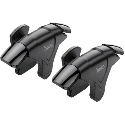 Hoco - Mobile Game Controllers Wolf (GM5) - Shooting Triggers for Smartphones - Black, Gaming Controller Zubehör, Schwarz Hoco - Mobile Game Controllers Wolf (GM5) - Shooting Triggers for Smartphones - Black, Gaming Controller Zubehör, Schwarz