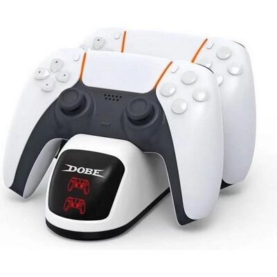 Dobe Charger Station für Sony PlayStation 5 Controller (PS5), Gaming Controller Zubehör, Schwarz Dobe Charger Station für Sony PlayStation 5 Controller (PS5), Gaming Controller Zubehör, Schwarz