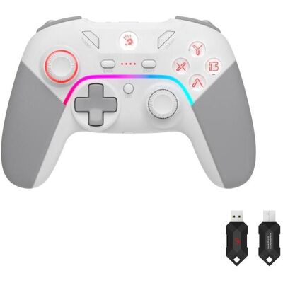 A4Tech Bloody GPW70 weiss / Gamepad / PS3 / PC / Switch / Android / 2,4GHz / USB-C (Android, PC, PS3, Switch), Gaming Controller, Weiss A4Tech Bloody GPW70 weiss / Gamepad / PS3 / PC / Switch / Android / 2,4GHz / USB-C (Android, PC, PS3, Switch), Gaming Controller, Weiss