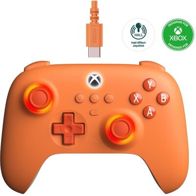 8bitdo Ultimate C (Windows, Xbox One S, Xbox One X, Xbox Series S, Xbox Series X), Gaming Controller, Orange 8bitdo Ultimate C (Windows, Xbox One S, Xbox One X, Xbox Series S, Xbox Series X), Gaming Controller, Orange