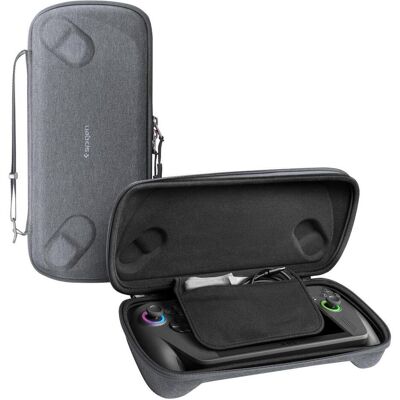 Spigen Klasden Pouch, charcoal gray - Asus ROG Xbox Ally/Ally X, Weiteres Gaming Zubehör, Grau Spigen Klasden Pouch, charcoal gray - Asus ROG Xbox Ally/Ally X, Weiteres Gaming Zubehör, Grau