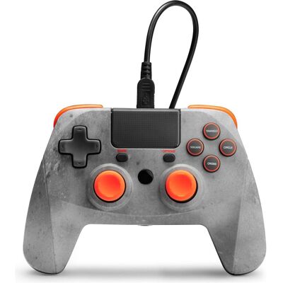 Snakebyte Pad 4 S Wireless PS4 Controller - grau orange (PC, PS4), Gaming Controller, Grau Snakebyte Pad 4 S Wireless PS4 Controller - grau orange (PC, PS4), Gaming Controller, Grau