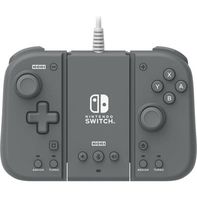 HORI Split Pad Compact Attachment Set (Switch, Switch OLED), Gaming Controller, Grau HORI Split Pad Compact Attachment Set (Switch, Switch OLED), Gaming Controller, Grau