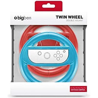 Bigben Wheel Duo Pack - red/blue (Switch), Gaming Controller Zubehör, Blau, Rot Bigben Wheel Duo Pack - red/blue (Switch), Gaming Controller Zubehör, Blau, Rot
