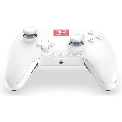 PowerA NSW2 Controller Advantage wired Lumectra white (Switch, Switch 2), Gaming Controller, Weiss, Mehrfarbig PowerA NSW2 Controller Advantage wired Lumectra white (Switch, Switch 2), Gaming Controller, Weiss, Mehrfarbig