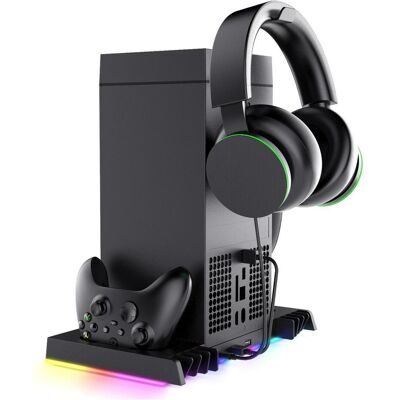 - iPega XBX024S Multifunctional Charging RGB Stand with Cooling for Xbox (Damaged Package), Gaming Controller Zubehör, Mehrfarbig - iPega XBX024S Multifunctional Charging RGB Stand with Cooling for Xbox (Damaged Package), Gaming Controller Zubehör, Mehrfarbig