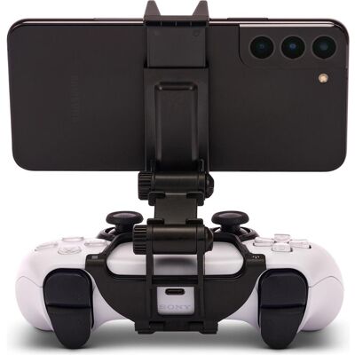 PowerA MOGA-Clip für mobiles Gaming für die kabellosen Controller DualSense und DualShock 4 (PS4, PS5), Gaming Controller Zubehör, Schwarz PowerA MOGA-Clip für mobiles Gaming für die kabellosen Controller DualSense und DualShock 4 (PS4, PS5), Gaming Controller Zubehör, Schwarz