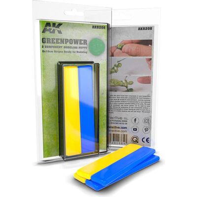 AK Interactive - Green Stuff (2*10cm), Weiteres Gaming Zubehör, Grün, Mehrfarbig AK Interactive - Green Stuff (2*10cm), Weiteres Gaming Zubehör, Grün, Mehrfarbig