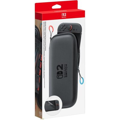 Nintendo Switch 2-Tasche & -Schutzfolie (Switch 2), Weiteres Gaming Zubehör, Schwarz Nintendo Switch 2-Tasche & -Schutzfolie (Switch 2), Weiteres Gaming Zubehör, Schwarz