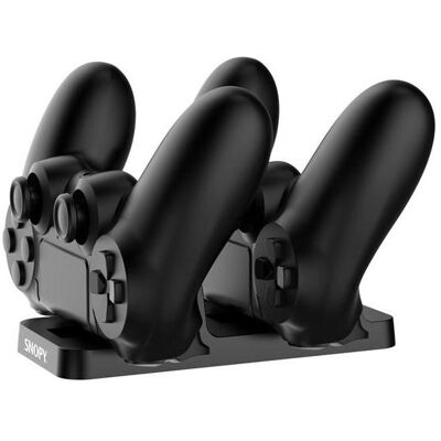 Grupo Erik Snopy Gamepad töltő - SG-PS4 (dokkoló 2x PS4 kontroller töltéséhez, fekete) (PS4), Gaming Controller, Schwarz Grupo Erik Snopy Gamepad töltő - SG-PS4 (dokkoló 2x PS4 kontroller töltéséhez, fekete) (PS4), Gaming Controller, Schwarz