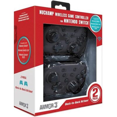 Hyperkin NuChamp 2-Pack (Switch, Switch Lite, Switch OLED), Gaming Controller, Schwarz Hyperkin NuChamp 2-Pack (Switch, Switch Lite, Switch OLED), Gaming Controller, Schwarz