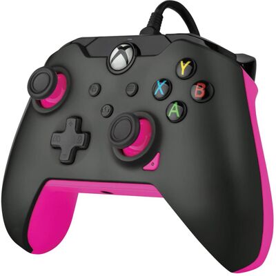 PDP Controller kabelgebunden Fuse Black XBOX Series X (Windows, Xbox One S, Xbox Series X), Gaming Controller, Schwarz, Pink PDP Controller kabelgebunden Fuse Black XBOX Series X (Windows, Xbox One S, Xbox Series X), Gaming Controller, Schwarz, Pink