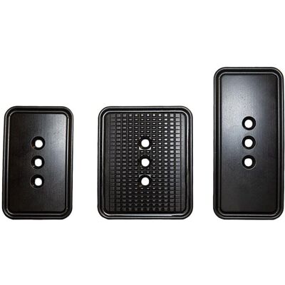 Asetek SimSports Forte Pedal Face Plates, Pedaloberfläche, für Forte-Pedalset, Aluminium - 3er-Set, Zubehör Gaming Möbel Asetek SimSports Forte Pedal Face Plates, Pedaloberfläche, für Forte-Pedalset, Aluminium - 3er-Set, Zubehör Gaming Möbel