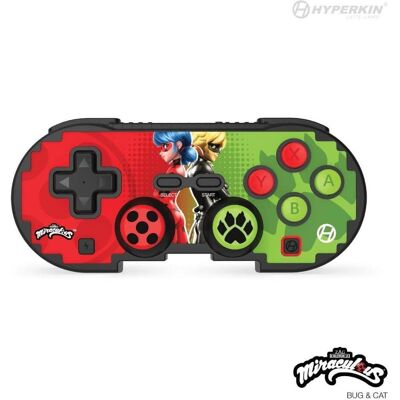 Hyperkin Controller Miraculous Wireless bug&cat (Switch, Switch Lite, Switch OLED), Gaming Controller, Grün, Rot Hyperkin Controller Miraculous Wireless bug&cat (Switch, Switch Lite, Switch OLED), Gaming Controller, Grün, Rot