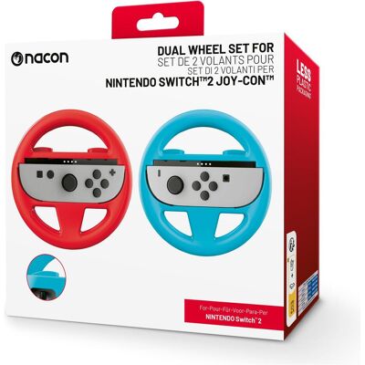 Nacon Gaming Wheel Duo Pack (Switch 2), Gaming Controller Zubehör, Mehrfarbig, Rot, Blau Nacon Gaming Wheel Duo Pack (Switch 2), Gaming Controller Zubehör, Mehrfarbig, Rot, Blau