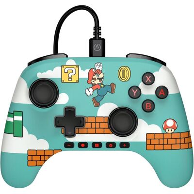 PowerA NSW2 Controller Advantage wired Mario Time! (Switch 2), Gaming Controller, Mehrfarbig, Türkis PowerA NSW2 Controller Advantage wired Mario Time! (Switch 2), Gaming Controller, Mehrfarbig, Türkis