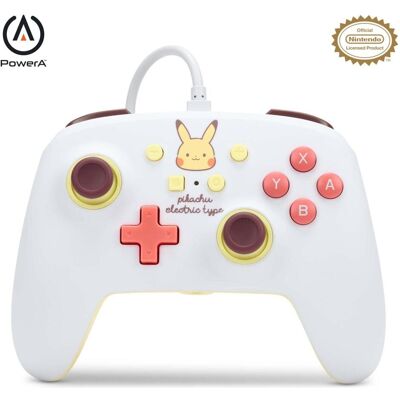 PowerA Enhanced Wired Controller for Nintendo Switch - Pikachu Electric Type (Switch), Gaming Controller, Mehrfarbig PowerA Enhanced Wired Controller for Nintendo Switch - Pikachu Electric Type (Switch), Gaming Controller, Mehrfarbig